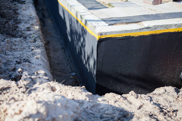 Residential Foundation Crack Repair installation at a Leonidas, MI home by SJ Waterproofing Pros