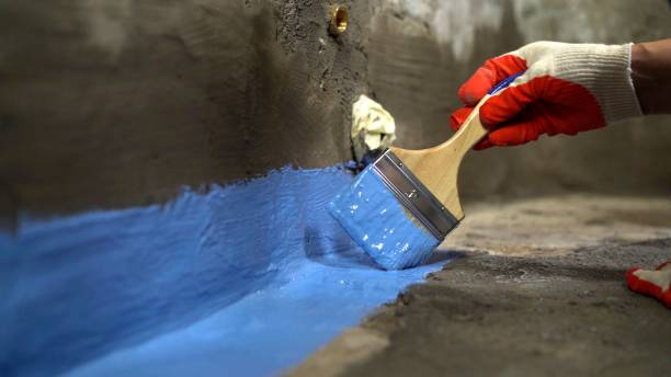 Commercial Foundation Crack Repair project at a Leonidas, MI business property by SJ Waterproofing Pros